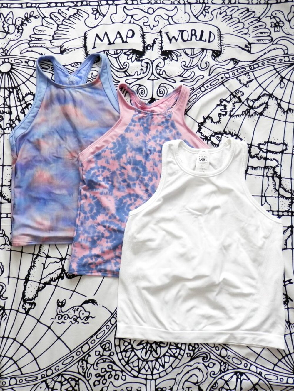 Athleta Girls Tankini and Tank Top Bundle, Size L (12)